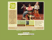 Tablet Screenshot of playsforyoungaudiences.org